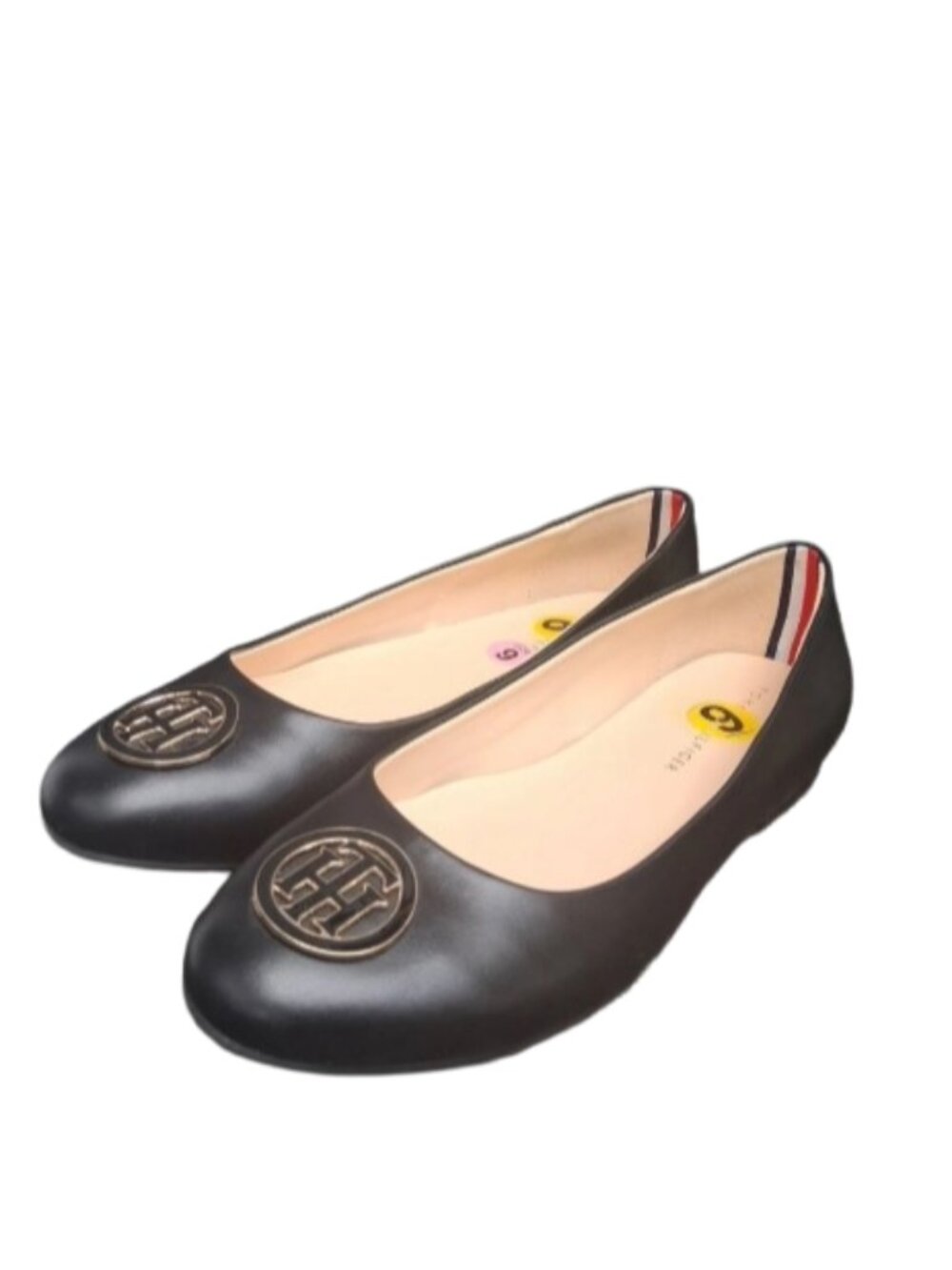 Tommy Hilfiger Ganimay Black Ballet Flats - Size 9